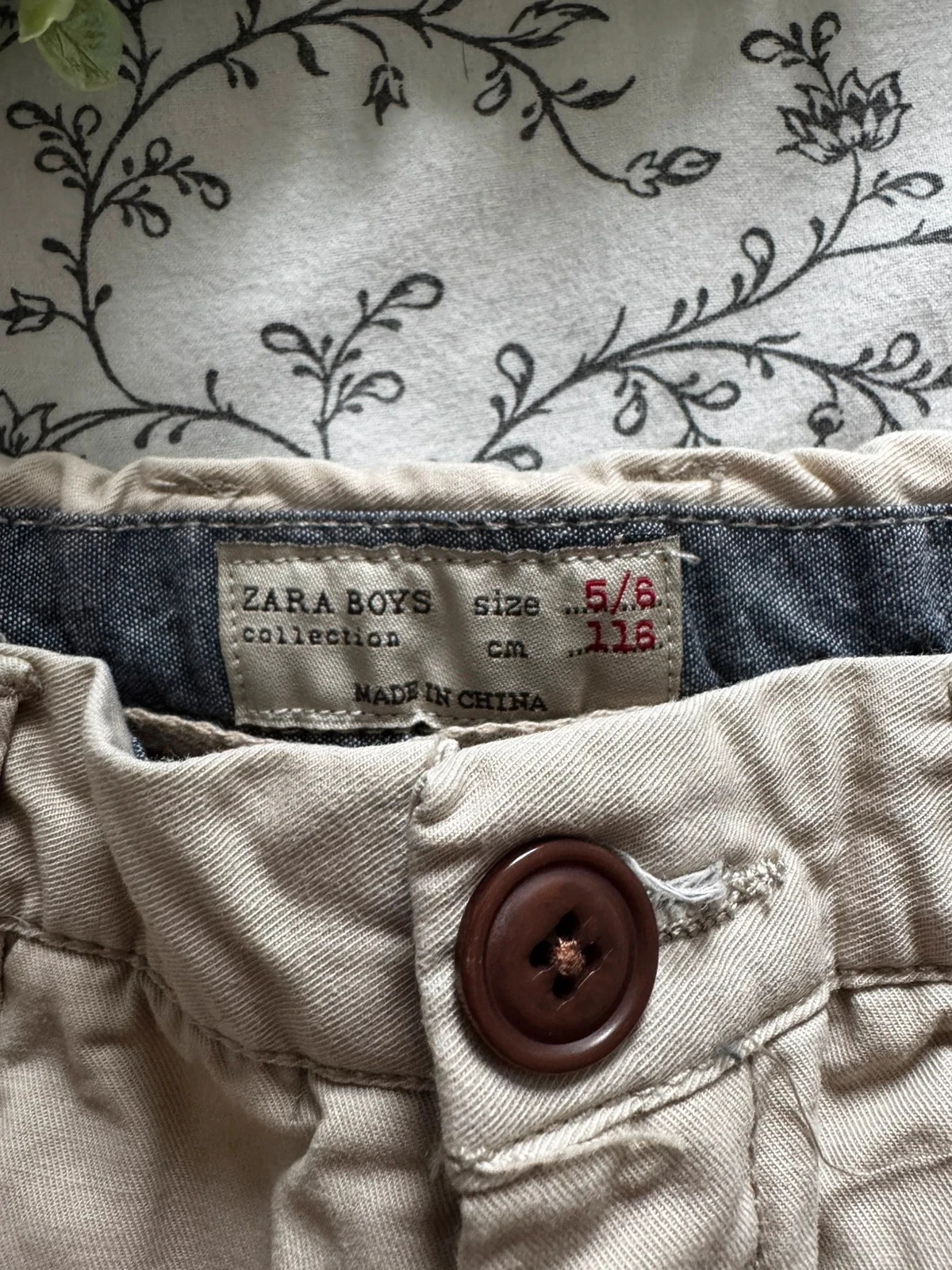 Pantacourt Zara boys en taille 6 ans en très bon état – photo 2